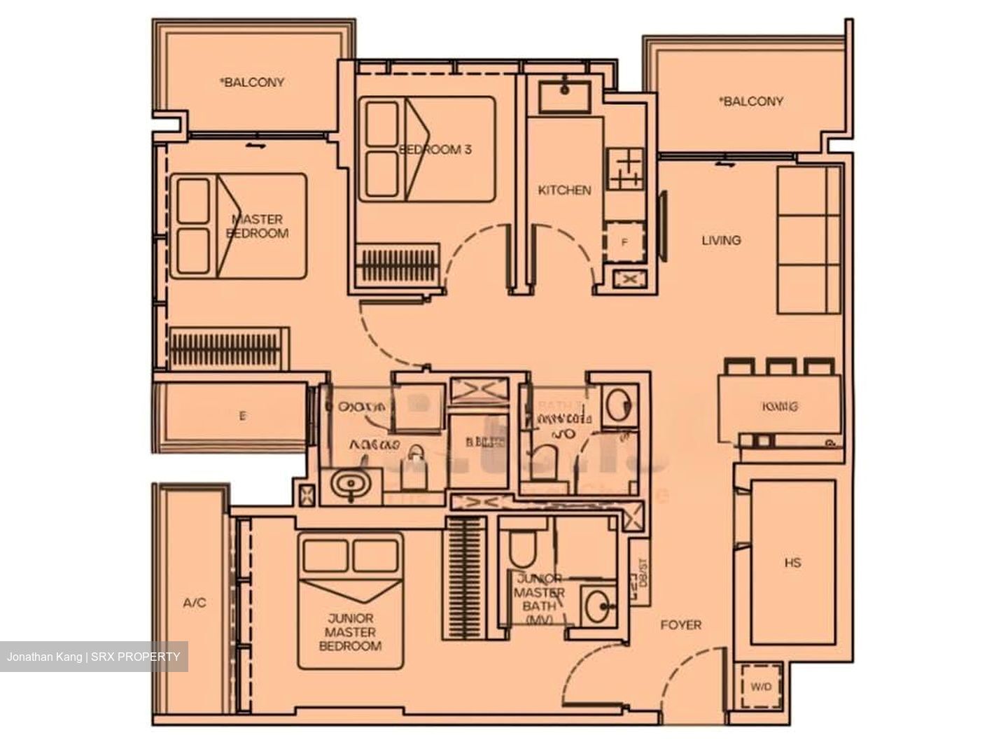 Mori (D14), Apartment #591342591